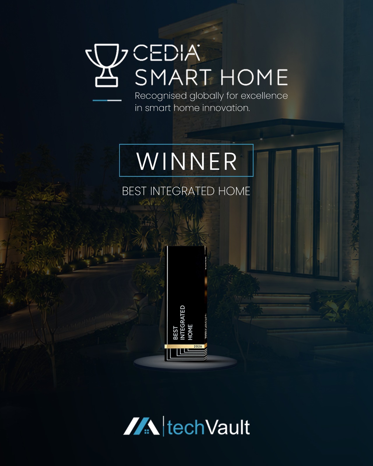 CEDIA Smart Home Awards 2026 Finalist
